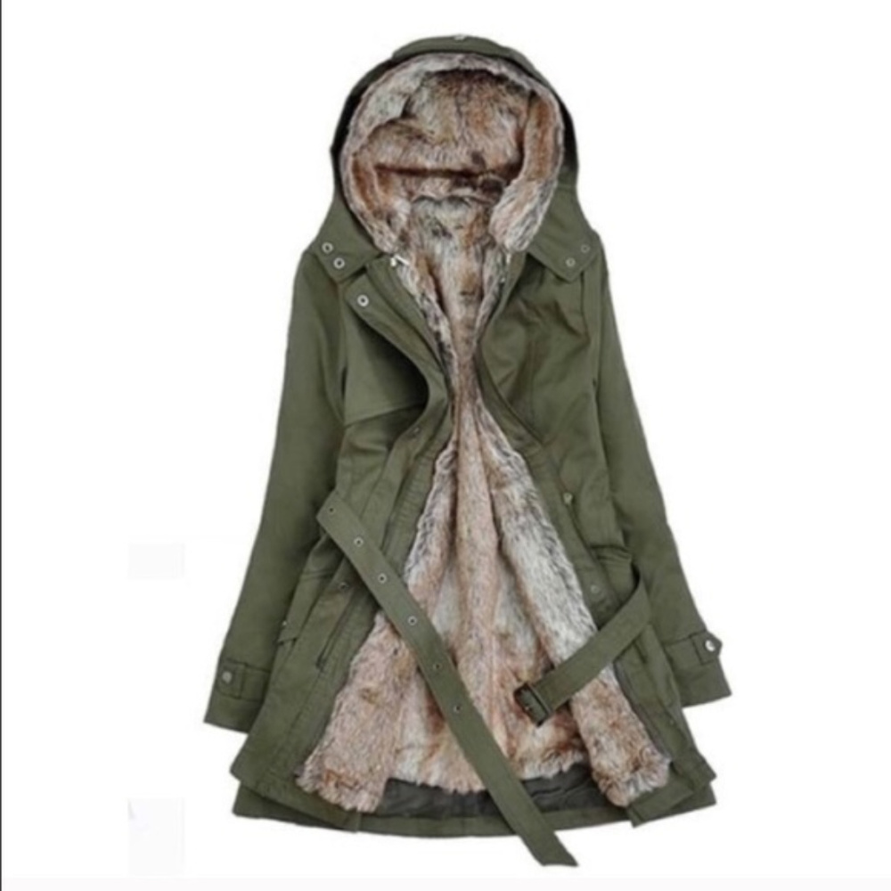 Oliver Green Faux Fur Coat